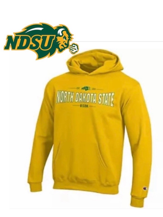 Champion Other - NWT [Champion] North Dakota State Bison NCAA Collegiate Hood Sweatshirt Y M 7/8